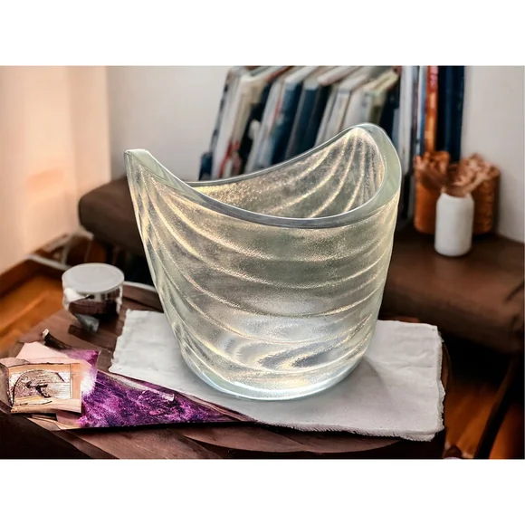 Midcentury Modern Bowl Collectible MCM Bowl Danish Modern Bowl Glass MCM Home D - Picture 8 of 10